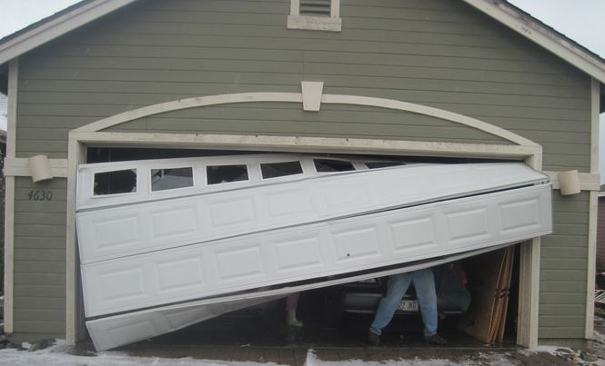 Réparer porte de garage