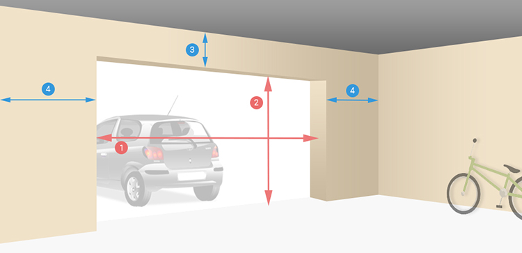 Porte de garage enroulable sur mesure grande largeur