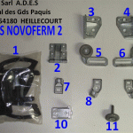 Pieces detachees porte de garage protecta
