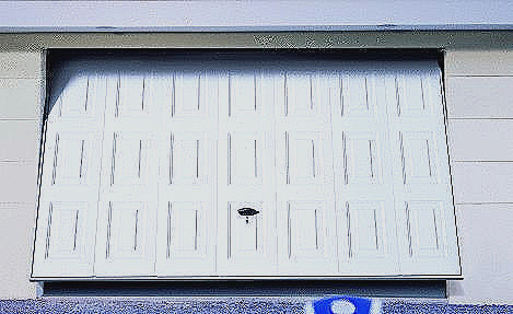 Porte de garage avec portillon integre occasion