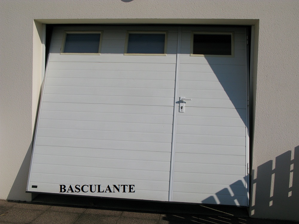 Ouverture porte de garage coulissante