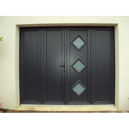 Porte de garage a la francaise alu