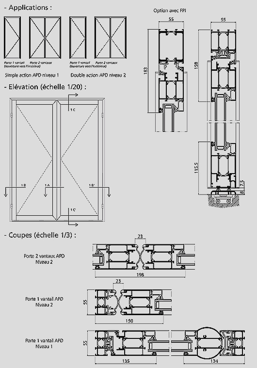 Dwg porte de garage
