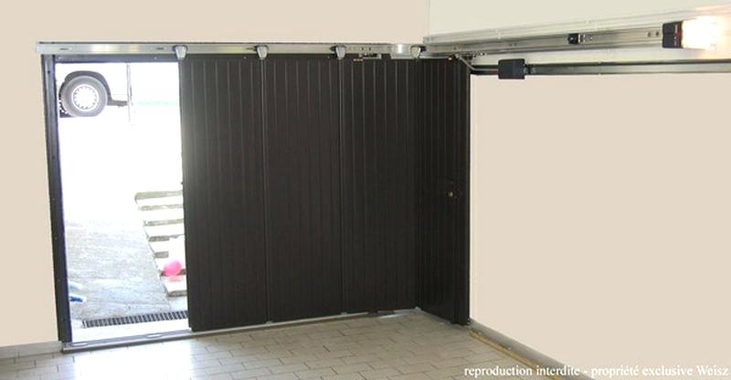 Porte De Garage Coulissante Sur Rail Motorise 1
