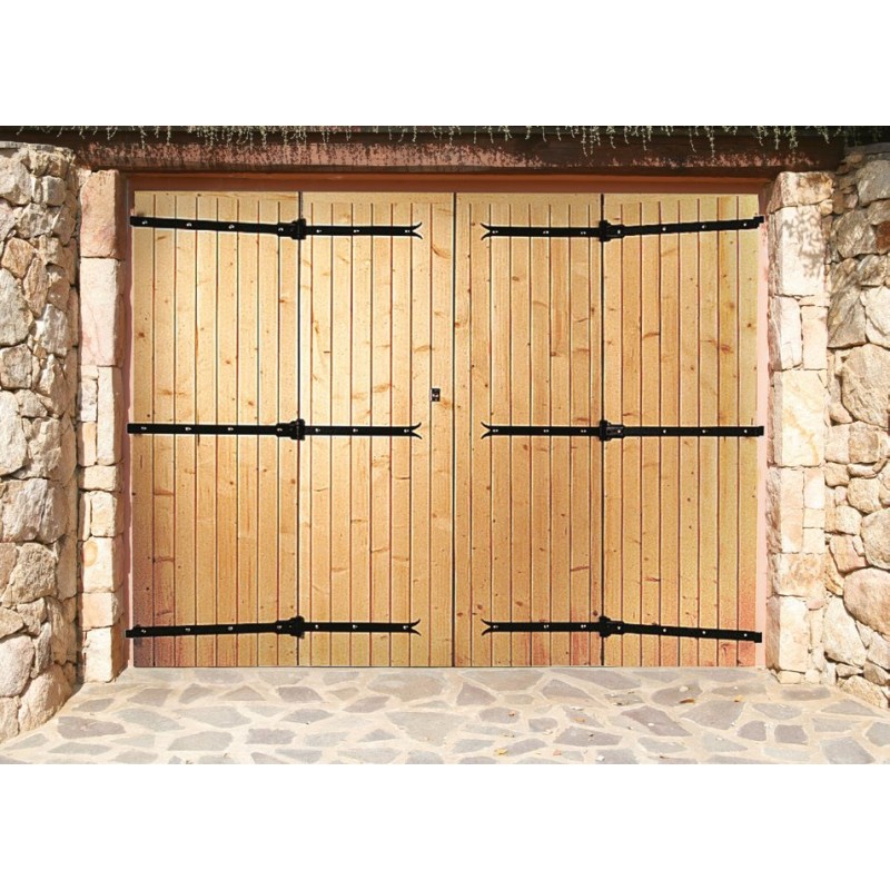 Porte de garage à 4 vantaux