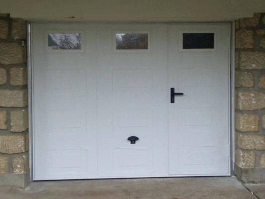 Porte de garage sectionnelle motorisée 200x220