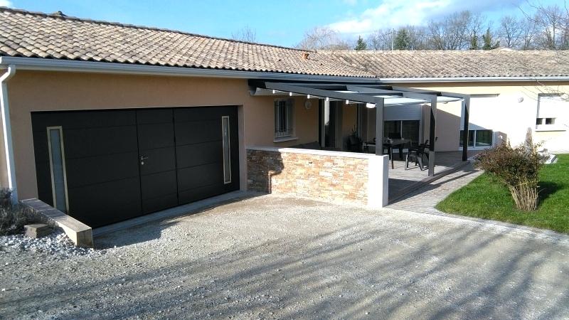 Porte de garage de 5 metre de large