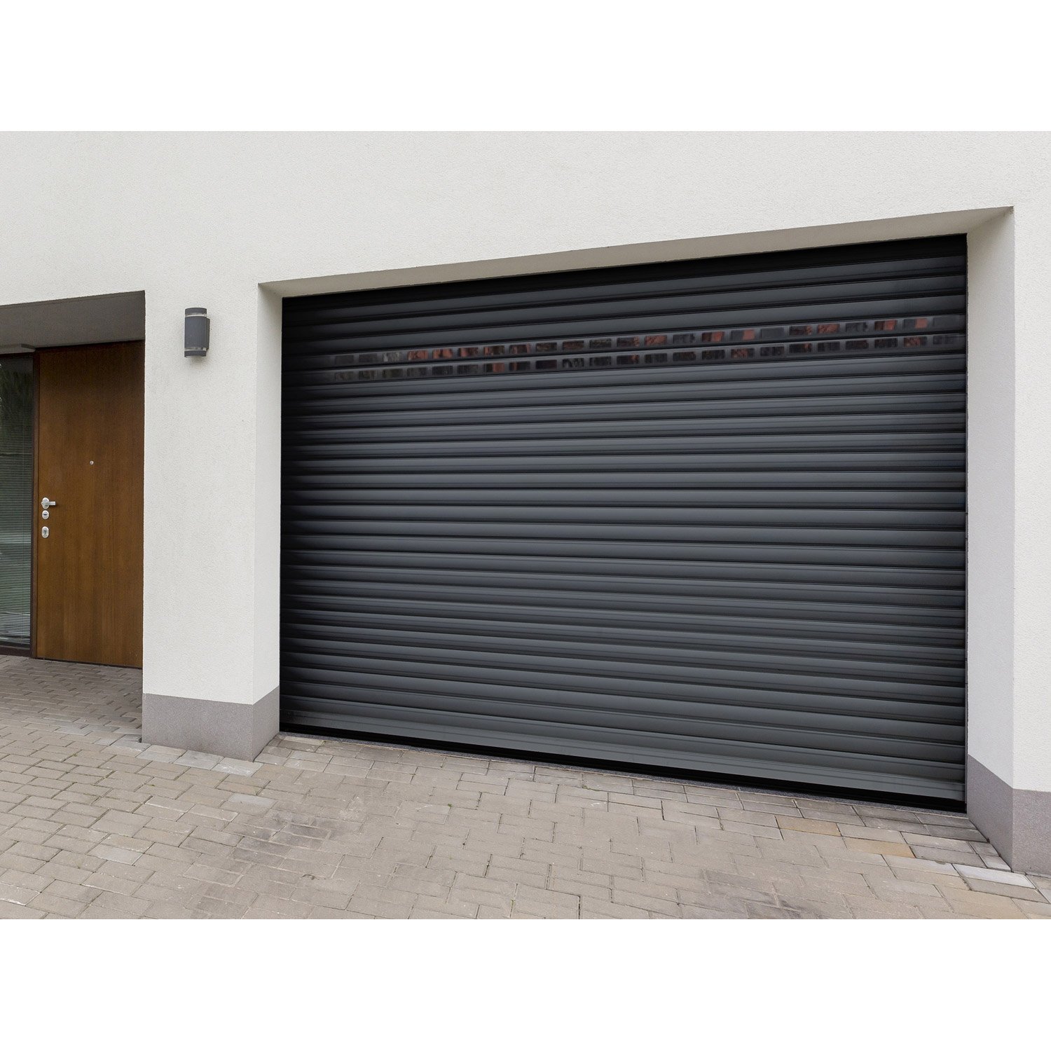 Notice porte de garage sectionnelle motorisée artens essentiel h.200 x l.240 cm
