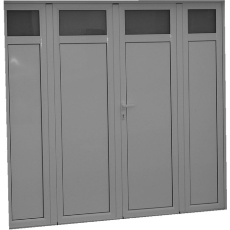 Porte de garage à 4 vantaux