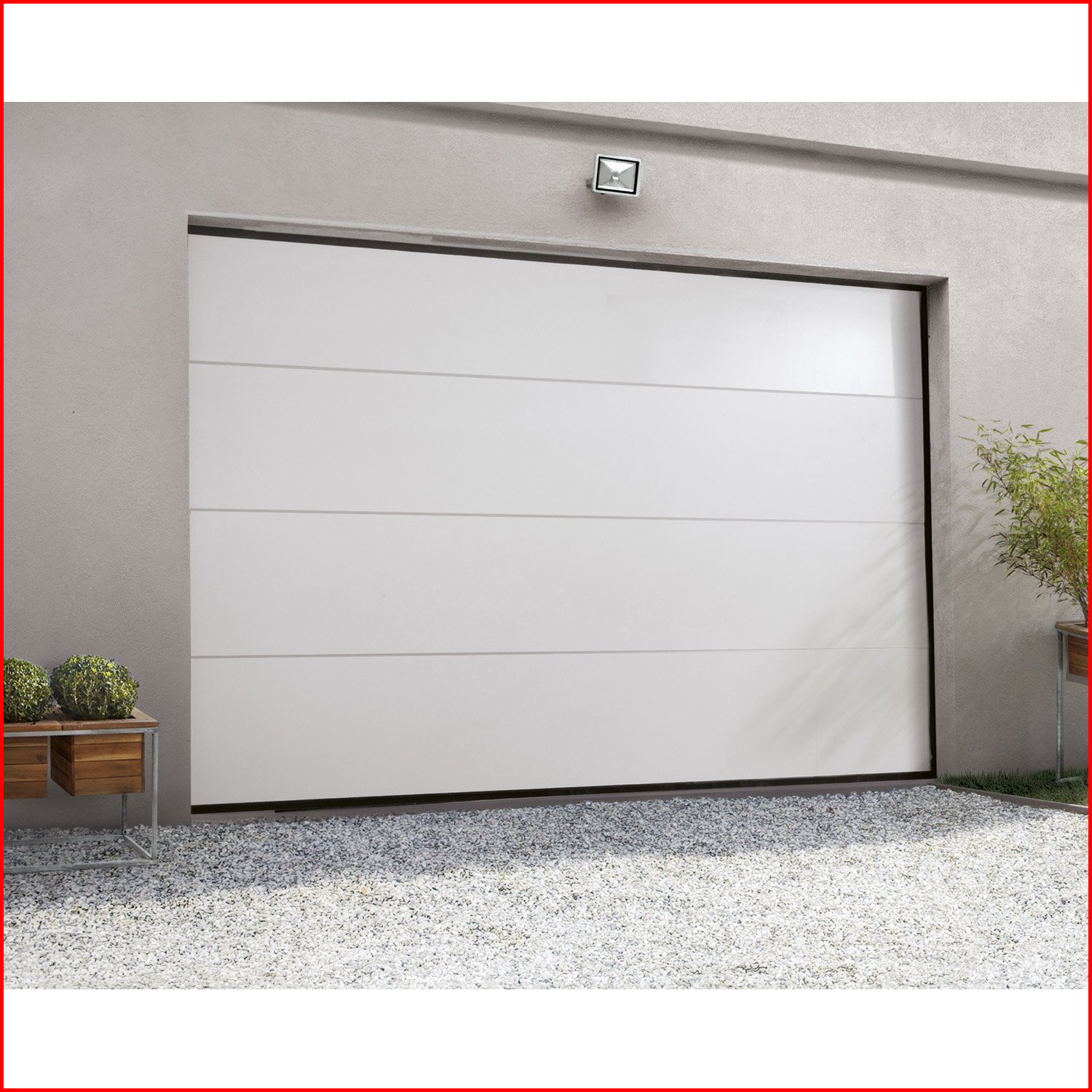 Porte de garage avec portillon integre leroy merlin