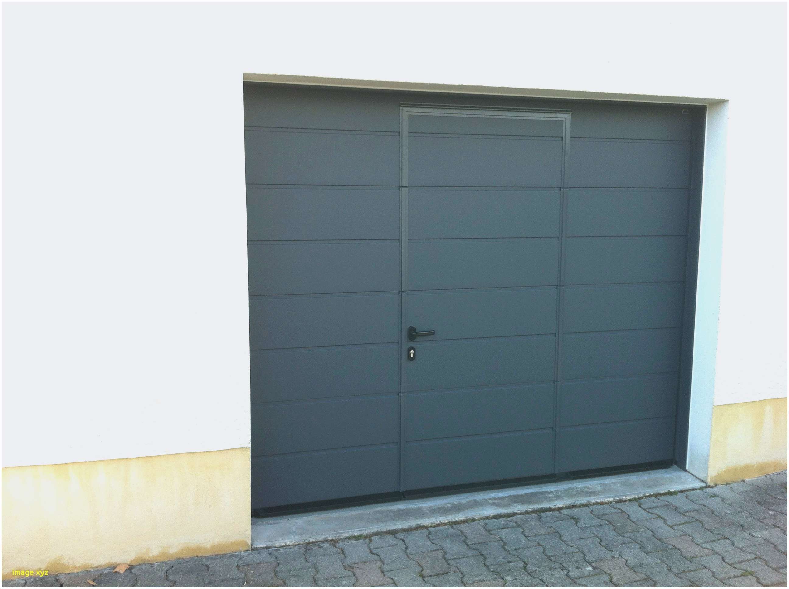 Porte de garage enroulable avec porte