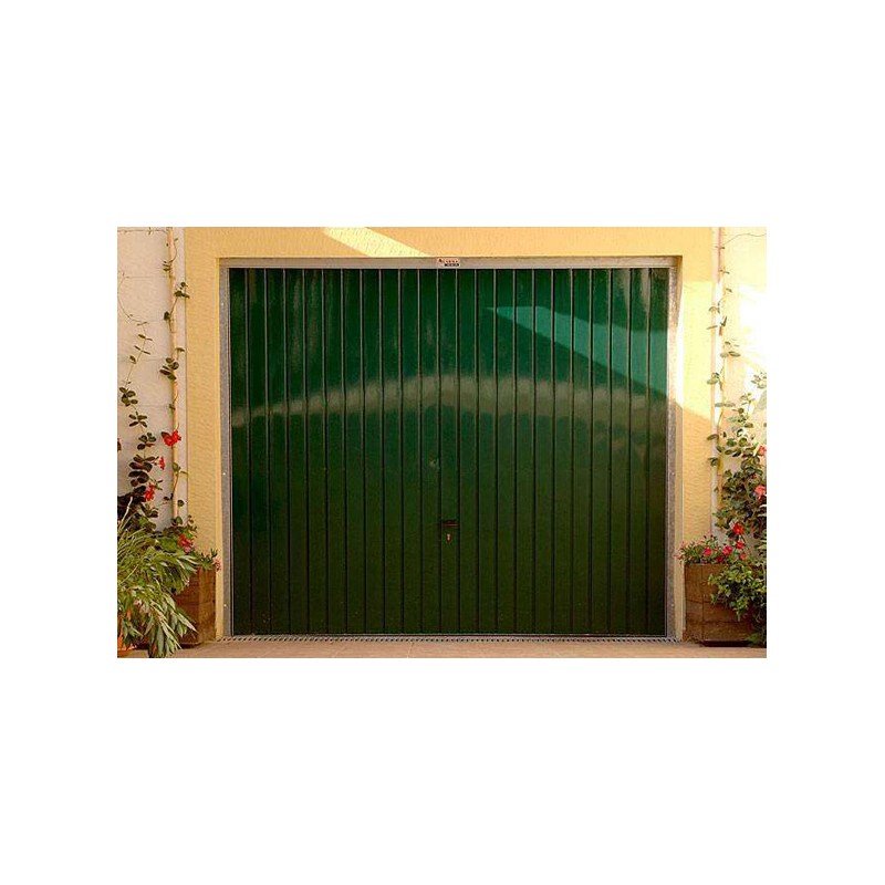 Porte de garage verte