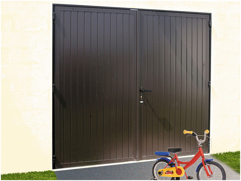 Porte de garage battant aluminium