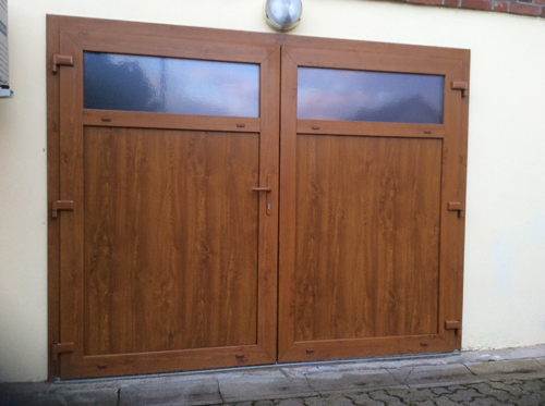 Porte de garage accordéon aluminium