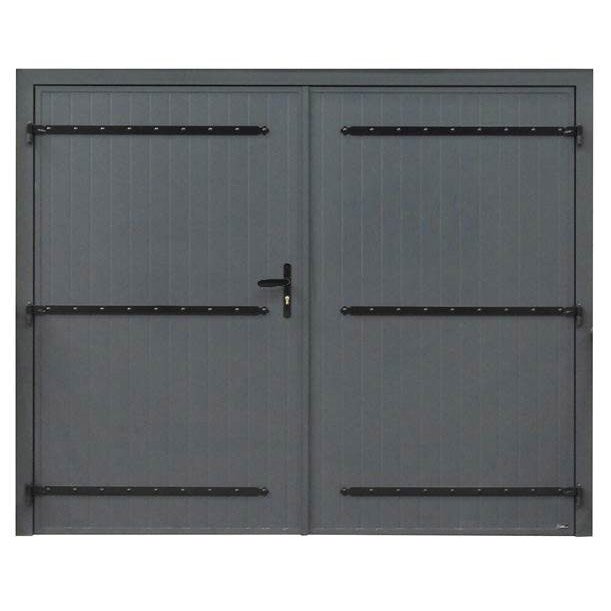 Porte de garage isolée manuelle