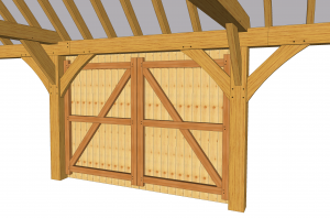 Fabriquer une porte de garage en bois