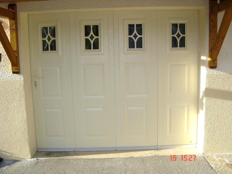 Porte de garage coulissante bois 300 x 300