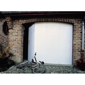 Porte de garage coulissante pvc 220 x 240