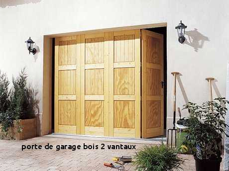 Porte de garage bois 2 vantaux pas cher