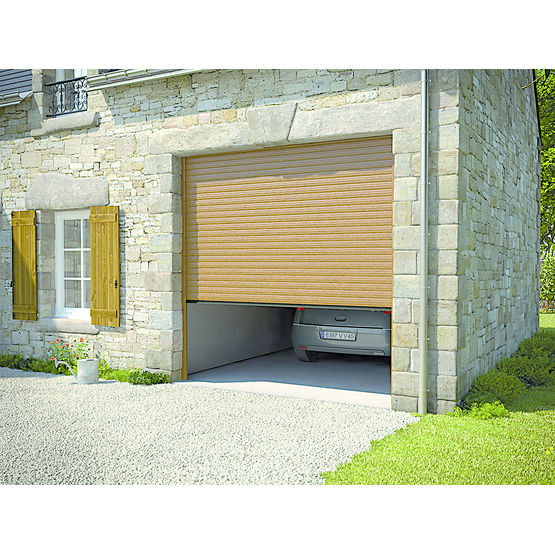 Porte de garage aluminium enroulable