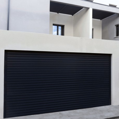 Porte de garage enroulable manuelle sur mesure