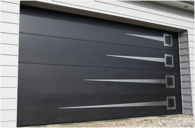 Porte de garage enroulable vitree