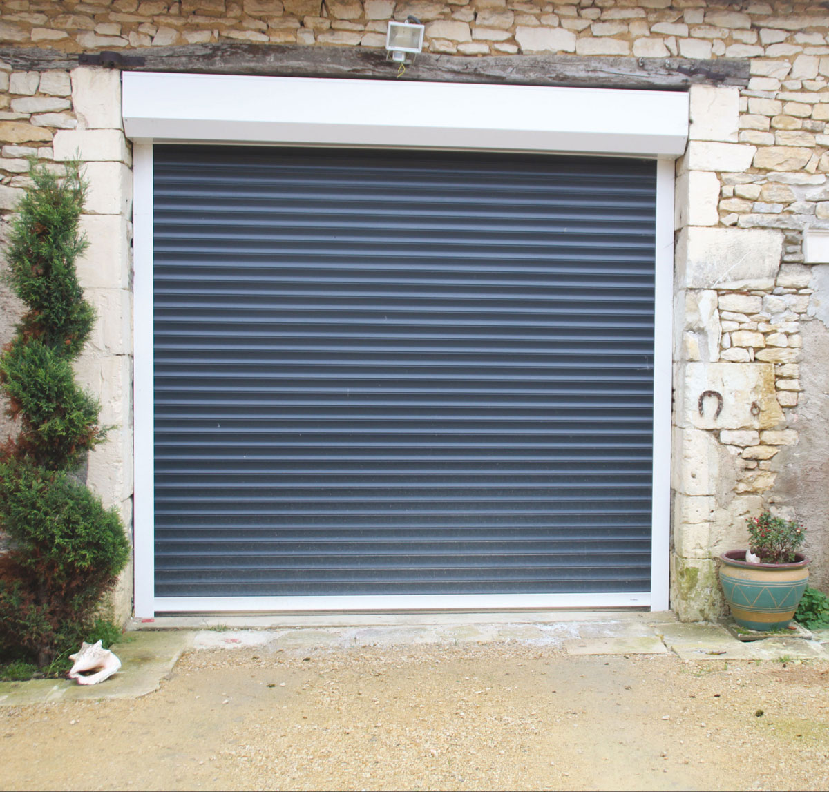 Porte de garage enroulement