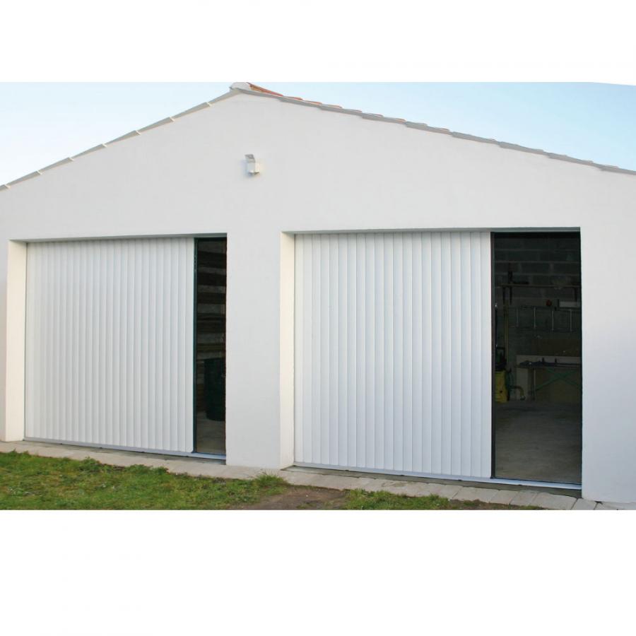 Porte de garage enroulable en aluminium extrudé
