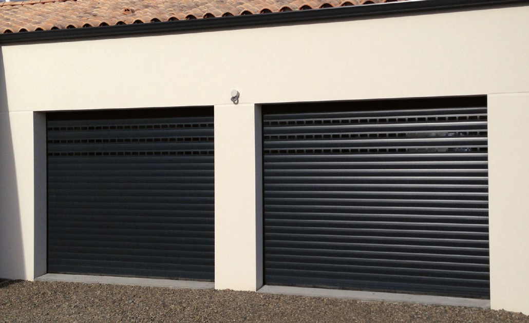 Porte de garage volet roulant