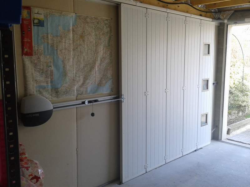 Moteur porte de garage laterale