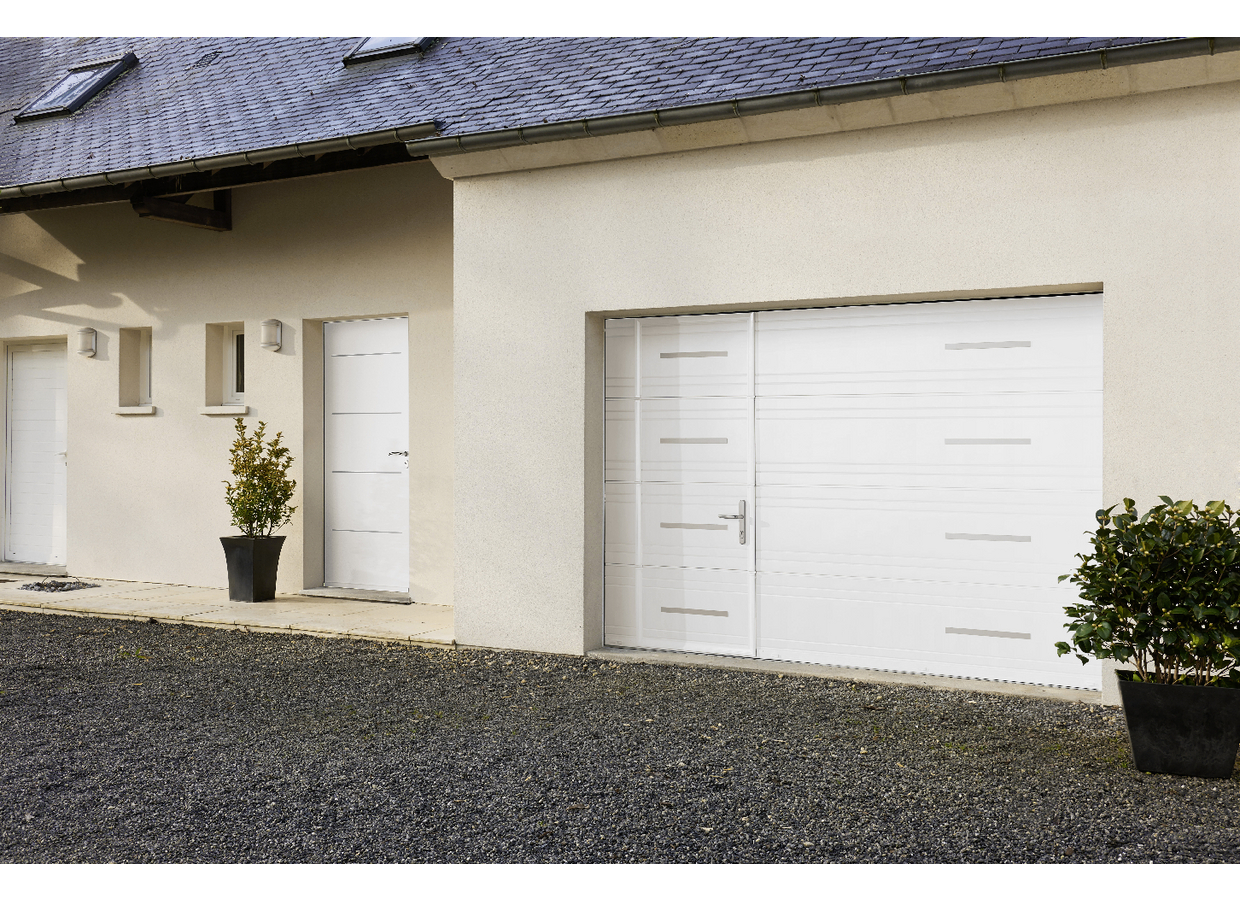 Porte de garage isolante lapeyre