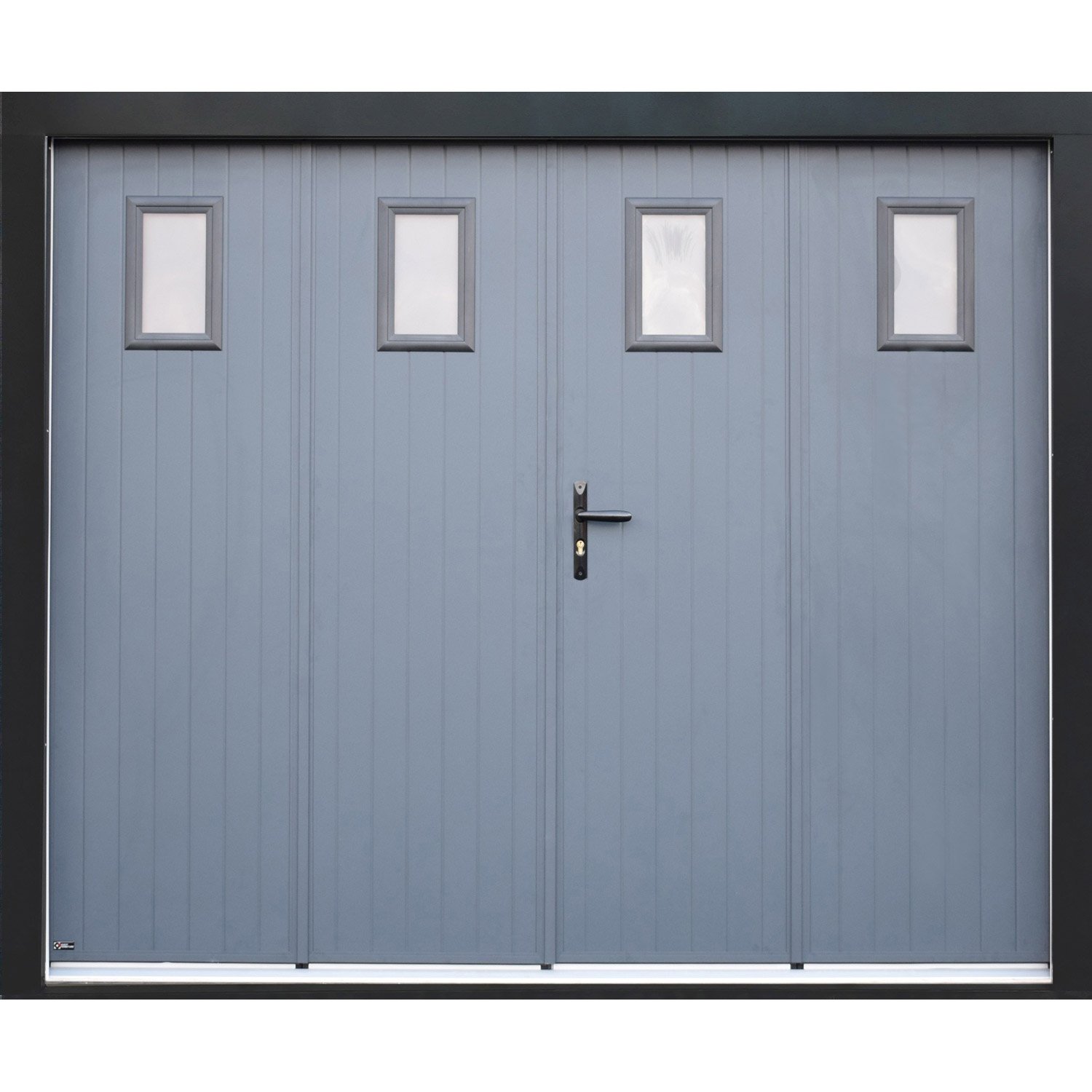 Porte de garage pliante alu