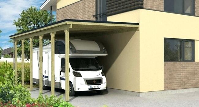 Porte de garage enroulable pour camping car