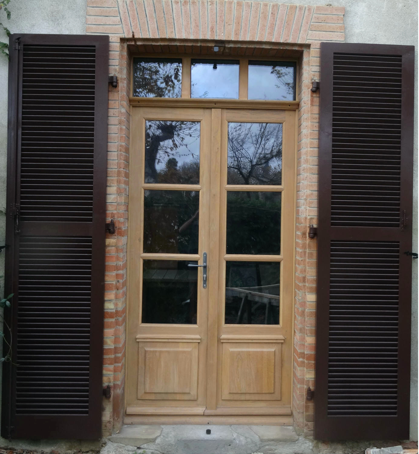 Lapeyre porte de garage basculante avec portillon