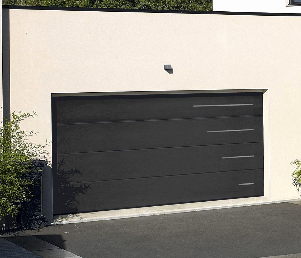 Porte de garage sectionnelle avec portillon integre leroy merlin