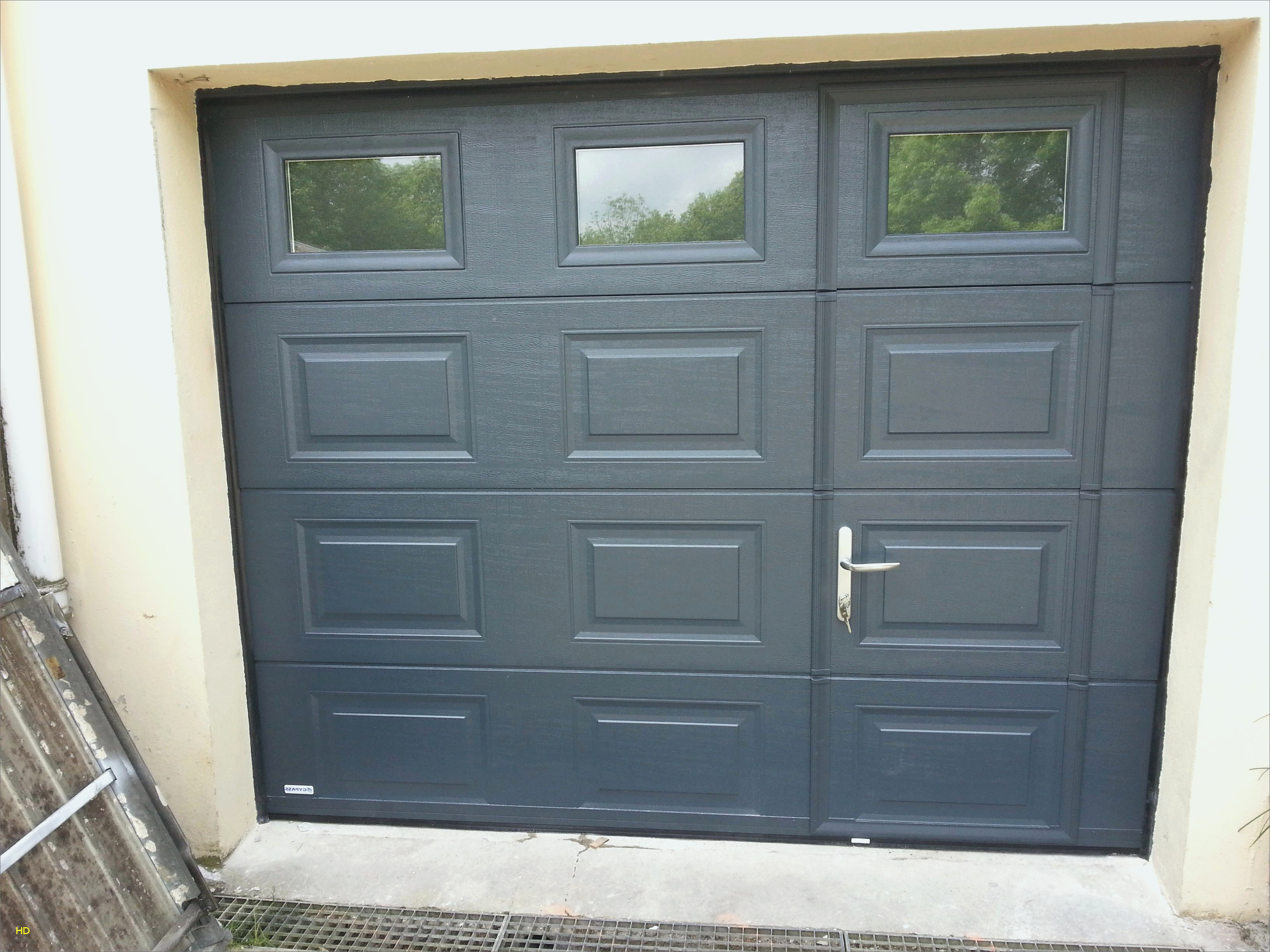 Prix d une porte de garage sectionnelle avec portillon