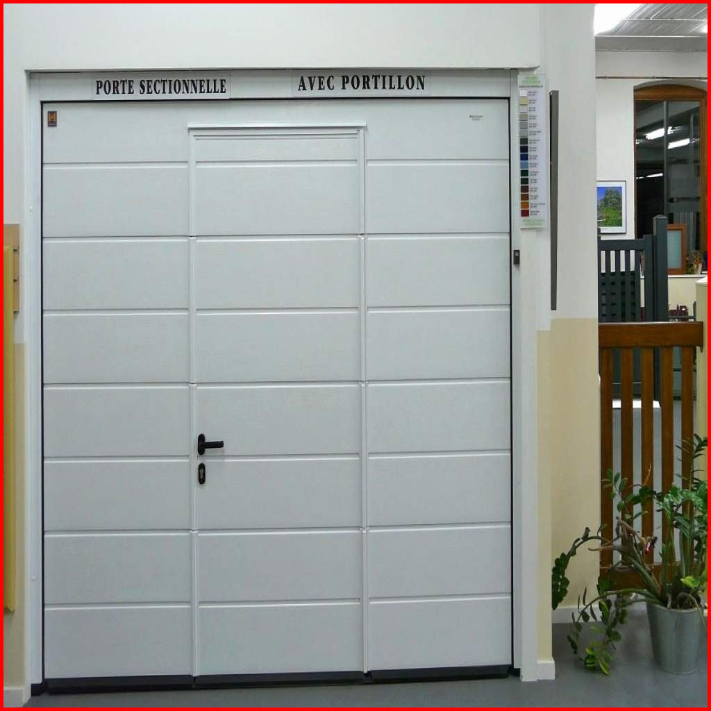 Prix porte de garage sectionnelle avec porte