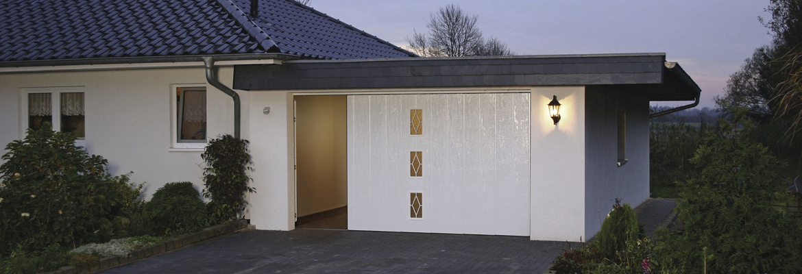 Porte de garage sectionnelle sans rail