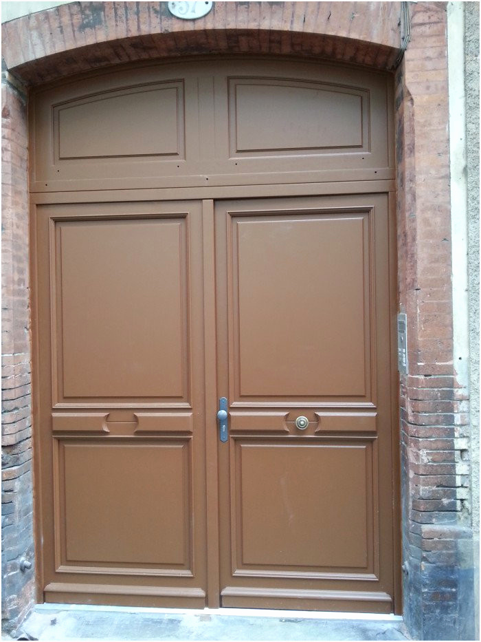 Porte de garage sectionnelle laterale bois