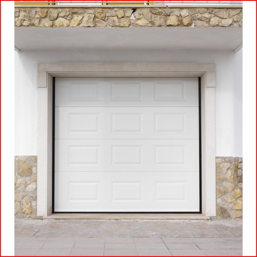 Porte de garage basculante avec portillon artens
