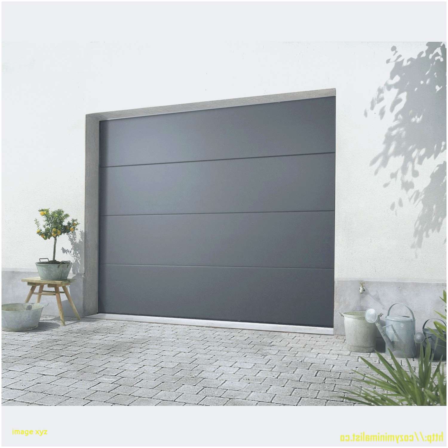 Porte de garage sectionnelle leroy merlin promo