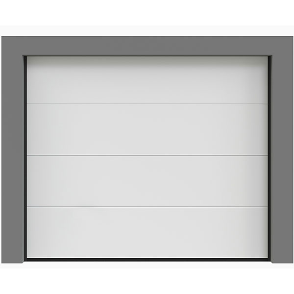 Porte de garage lisse ou woodgrain