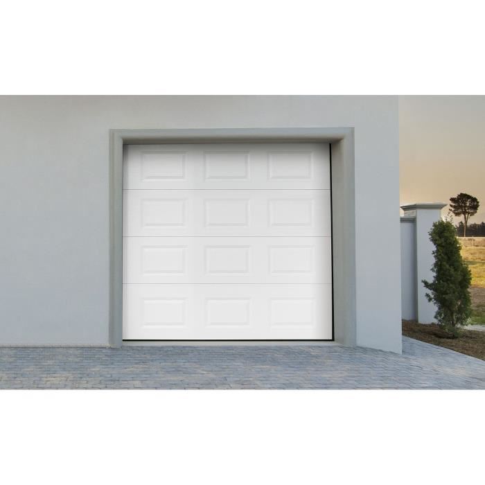 Porte de garage sectionnelle 2500 x 2000