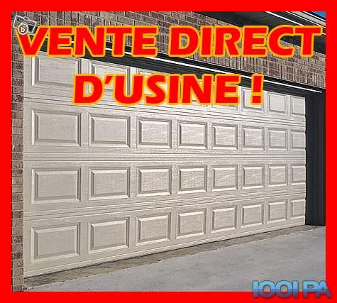 Porte de garage sectionnelle electrique pas cher