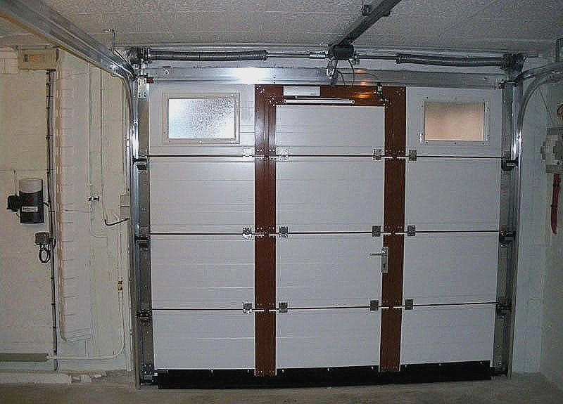 Porte de service garage castorama