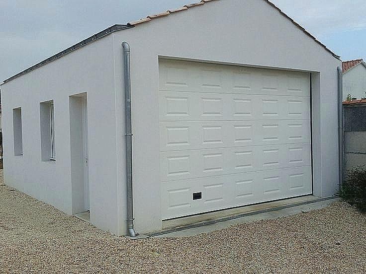 Porte de garage basculante avec portillon 300 x 200