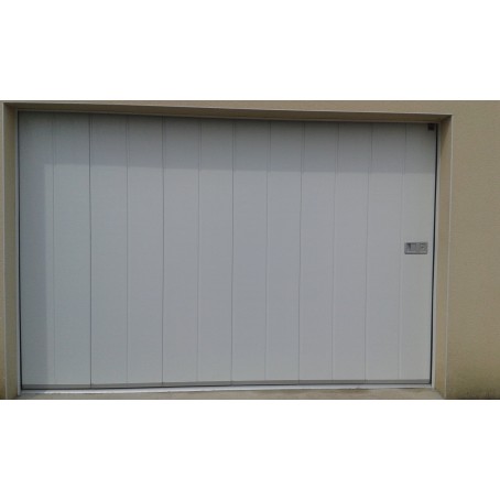 Porte de garage coulissante sectionnelle