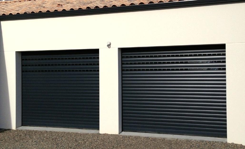 Porte de garage roulant