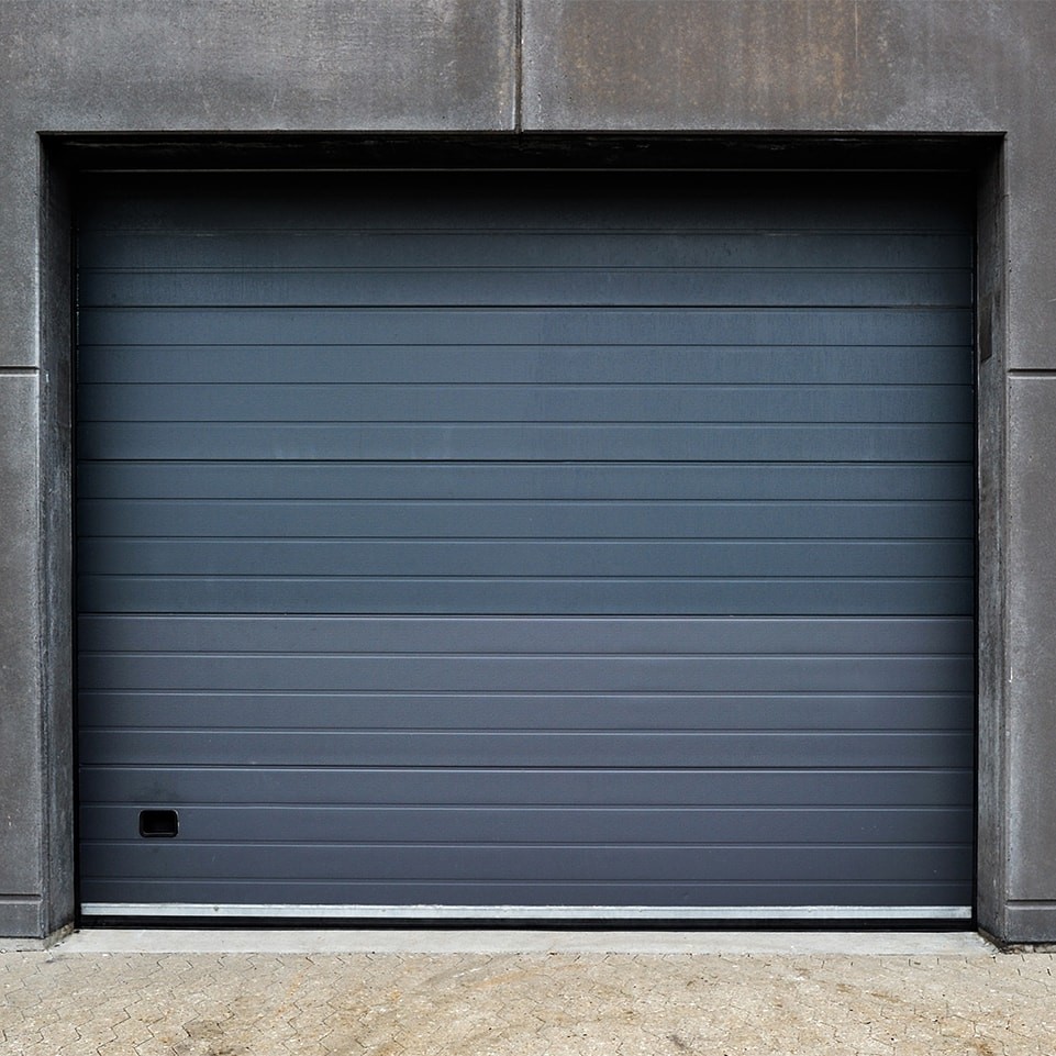 Magasin porte de garage sectionnelle
