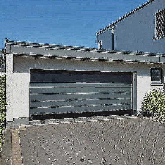 Porte de garage sectionnelle 4 m